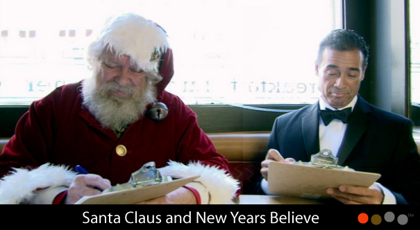 Santa Clause & New Years Believe